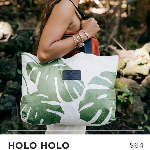 Authentic Aloha Collection Monstera Holo Holo Tote - Picture 11 of 16